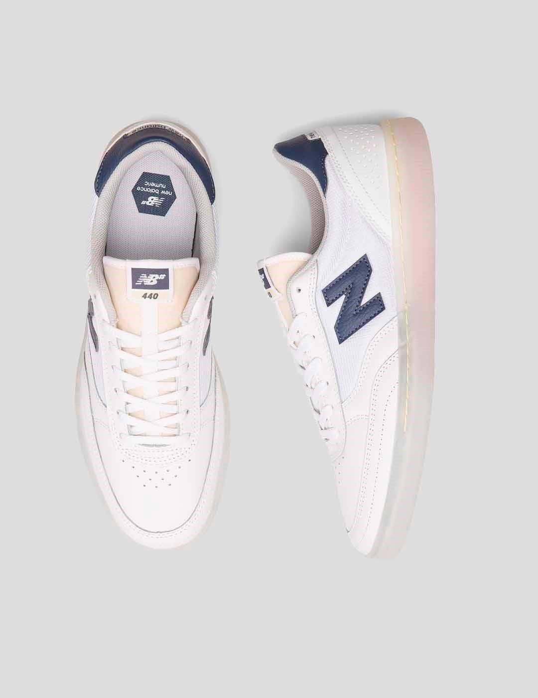 Zapatillas skate NEW BALANCE NUMERIC 440 white/blue